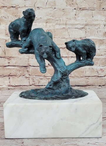Home office decor bear family - decor:,
